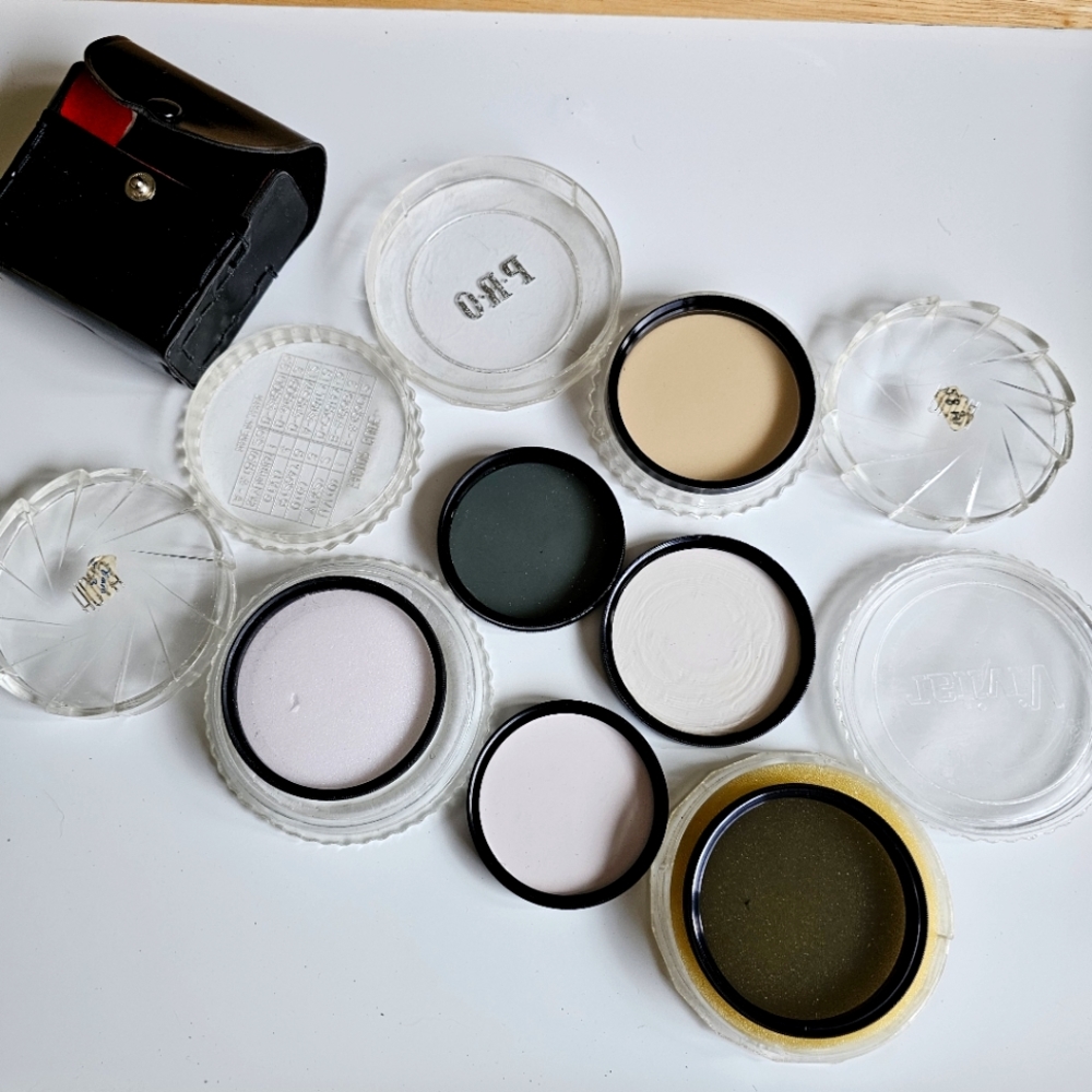 6 Vintage Lens Hoya Starlight Filters 52mm & 58mm